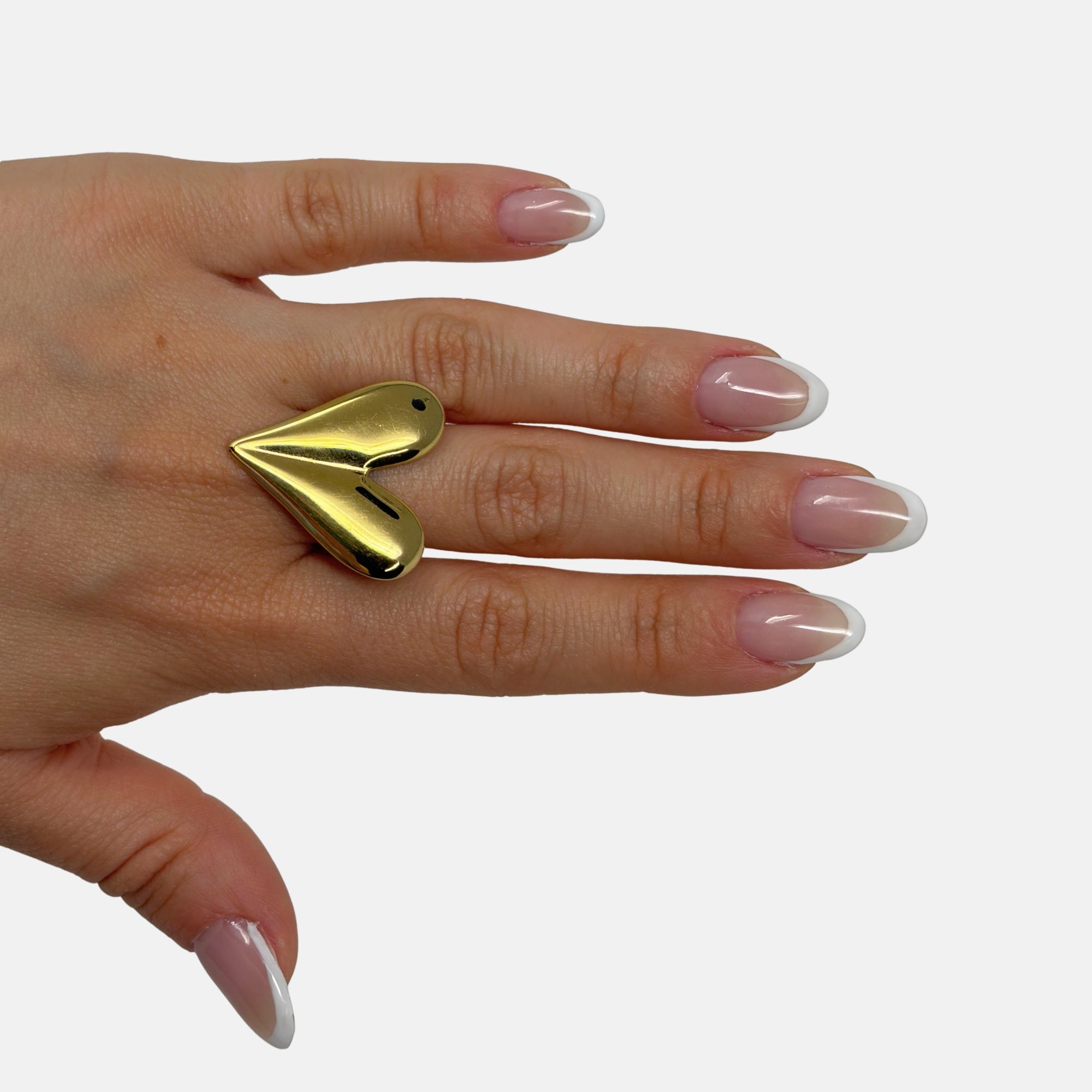 Anello cuore Ambra