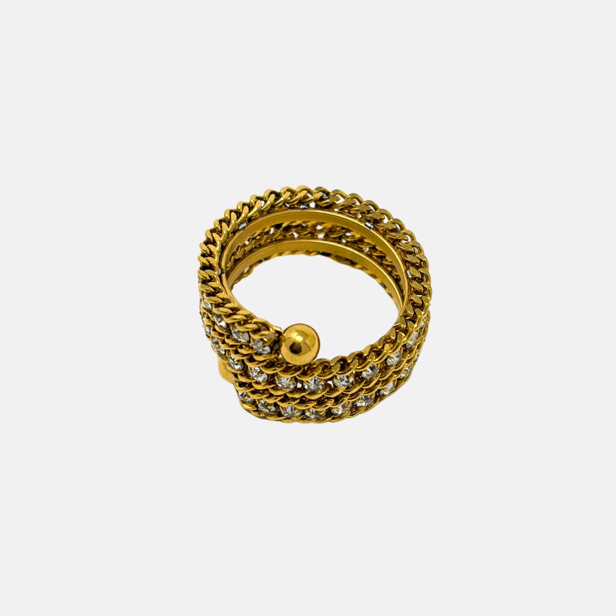 Anello strass Emily