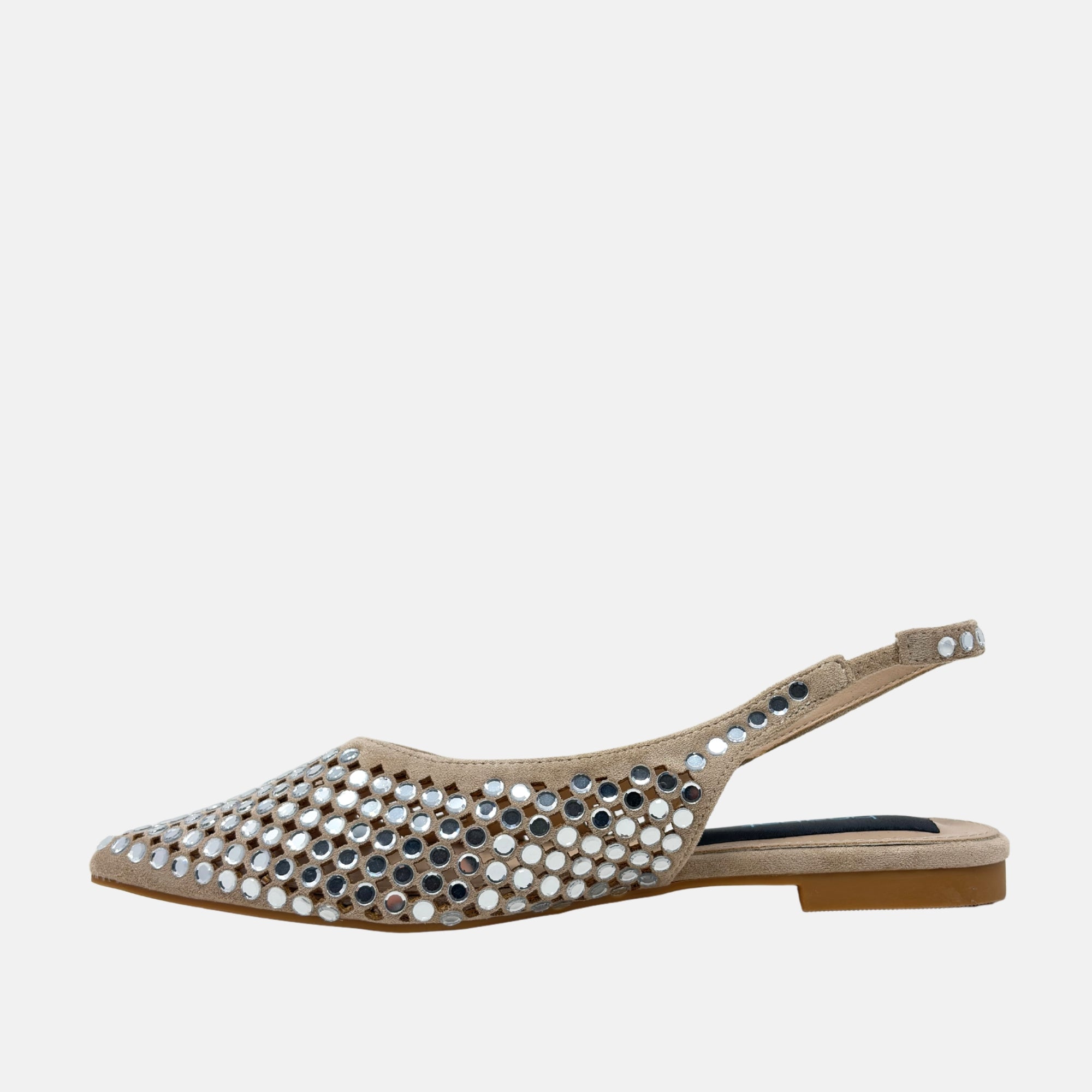 Slingback con strass Kendall