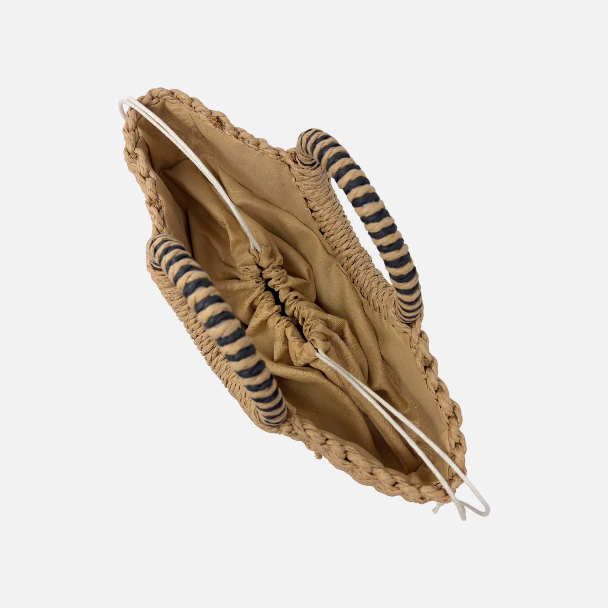 Borsa in paglia Seashell